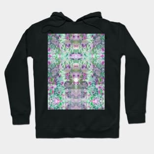 Shades of Bliss Liquid Paint - Watercolor Rain Painting Mirror Pattern Hoodie